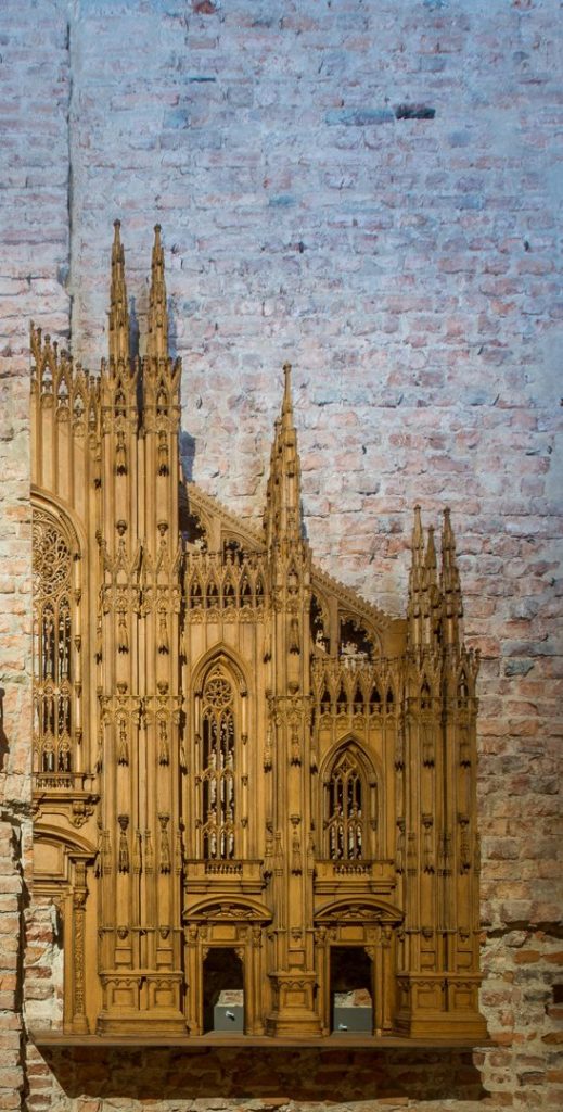 Modello della facciata del Duomo
