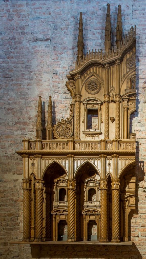 Modello della facciata del Duomo