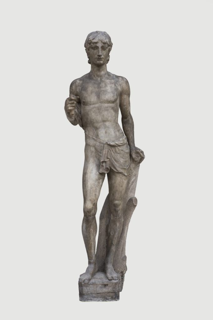 Giovane ignudo con cartiglio