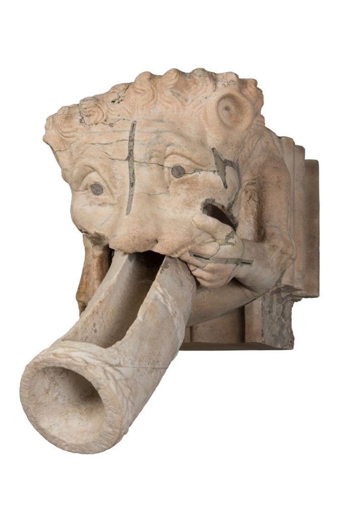 Doccione zoomorfo (parte anteriore)