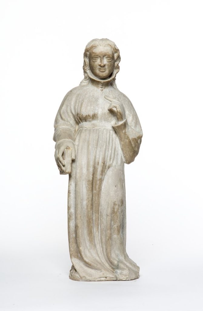 Santa in abito cortese