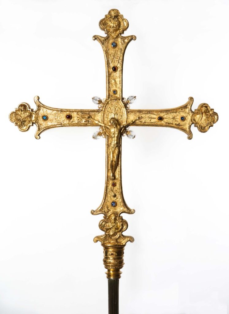 Croce astile capitolare di san Carlo